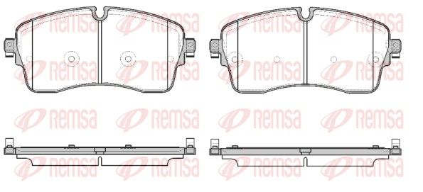 REMSA 1815.00 Brake Pad Set, disc brake