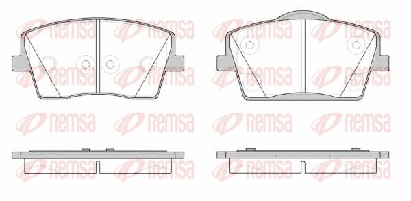 REMSA 1823.00 Brake Pad Set, disc brake