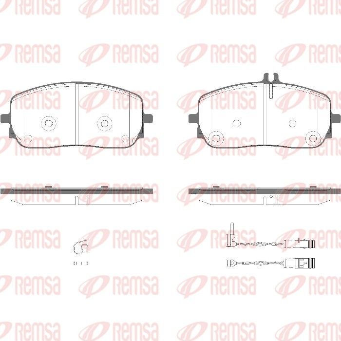 REMSA 1826.02 Brake Pad Set, disc brake
