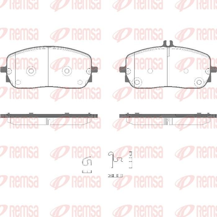 REMSA 1826.05 Brake Pad Set, disc brake