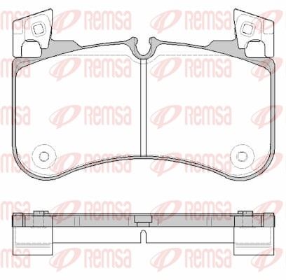 REMSA 1831.00 Brake Pad Set, disc brake