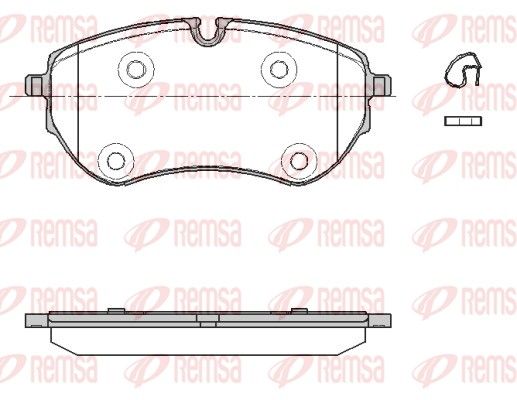 REMSA 1853.00 Brake Pad Set, disc brake