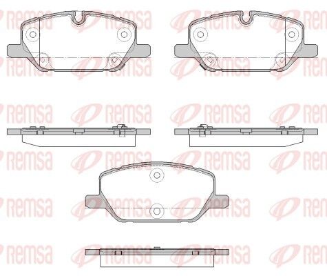 REMSA 1926.12 Brake Pad Set, disc brake