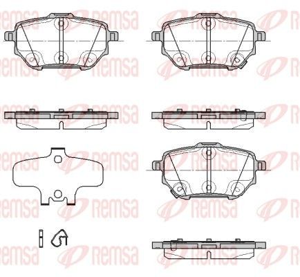 REMSA 1937.02 Brake Pad Set, disc brake