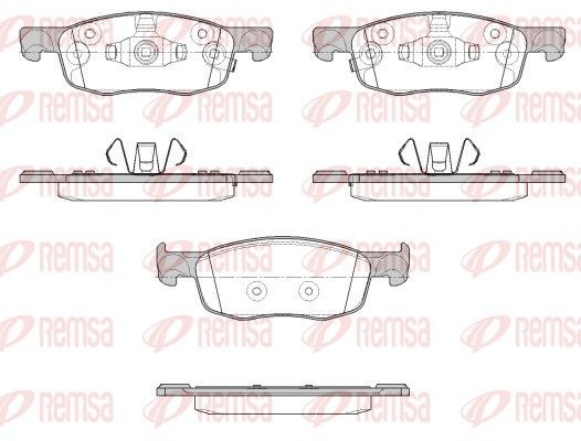 REMSA 1939.02 Brake Pad Set, disc brake