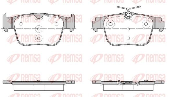 REMSA 1945.00 Brake Pad Set, disc brake