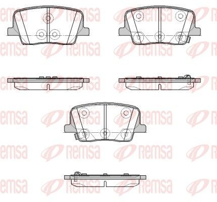 REMSA 1947.02 Brake Pad Set, disc brake