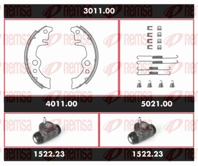 Brake Kit, drum brake REMSA 3011.00