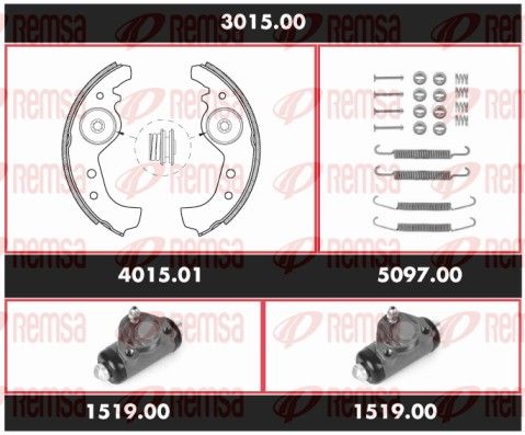 REMSA 3015.00 Brake Kit, drum brake