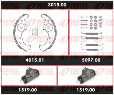 Brake Kit, drum brake REMSA 3015.00