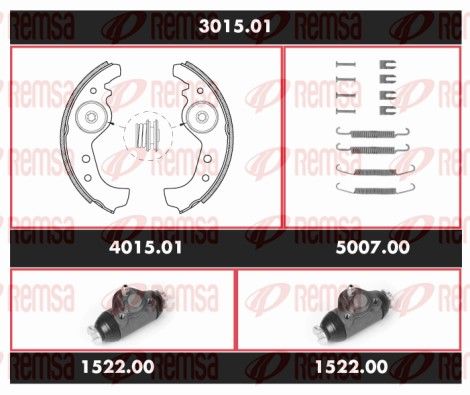 REMSA 3015.01 Brake Kit, drum brake