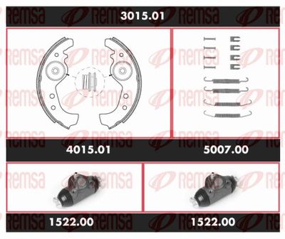 Brake Kit, drum brake REMSA 3015.01