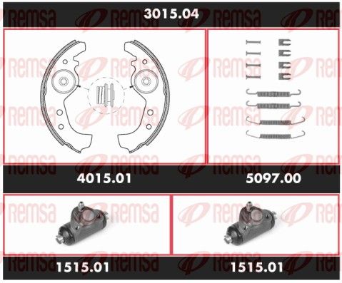 REMSA 3015.04 Brake Kit, drum brake