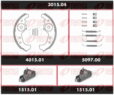 Brake Kit, drum brake REMSA 3015.04