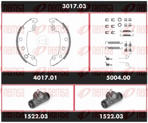 REMSA 3017.03 Brake Kit, drum brake