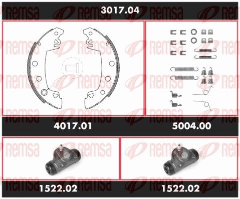 REMSA 3017.04 Brake Kit, drum brake
