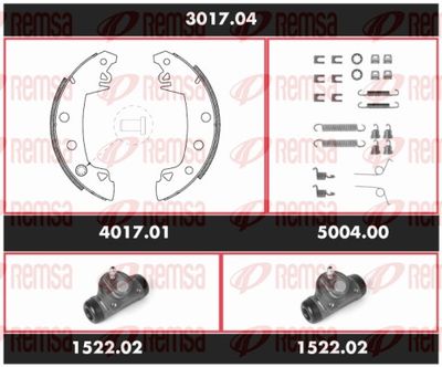 Brake Kit, drum brake REMSA 3017.04