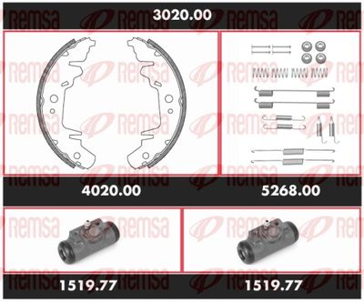 Brake Kit, drum brake REMSA 3020.00