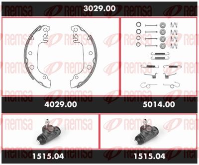 Brake Kit, drum brake REMSA 3029.00
