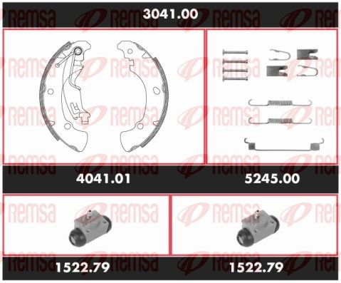 REMSA 3041.00 Brake Kit, drum brake