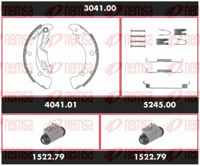 Brake Kit, drum brake REMSA 3041.00