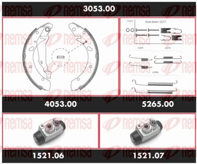 Brake Kit, drum brake REMSA 3053.00