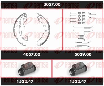Brake Kit, drum brake REMSA 3057.00