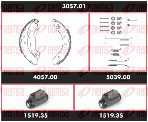 REMSA 3057.01 Brake Kit, drum brake