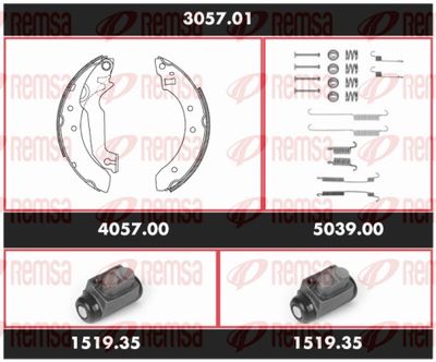 Brake Kit, drum brake REMSA 3057.01