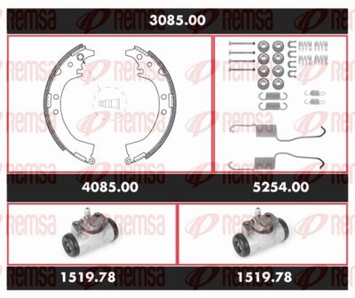 Brake Kit, drum brake REMSA 3085.00