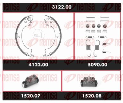 Brake Kit, drum brake REMSA 3122.00