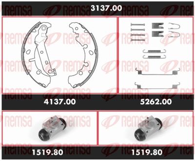 Brake Kit, drum brake REMSA 3137.00