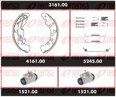 Brake Kit, drum brake REMSA 3161.00