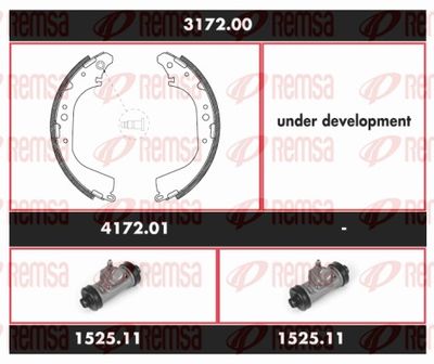 Brake Kit, drum brake REMSA 3172.00