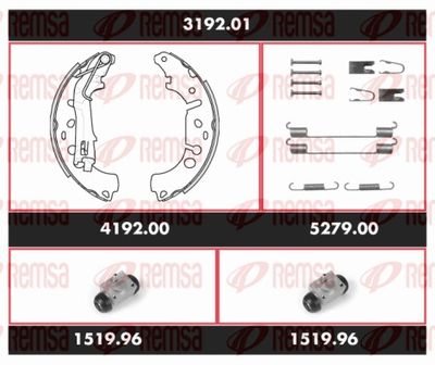 Brake Kit, drum brake REMSA 3192.01