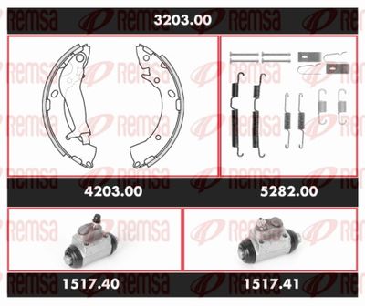 Brake Kit, drum brake REMSA 3203.00