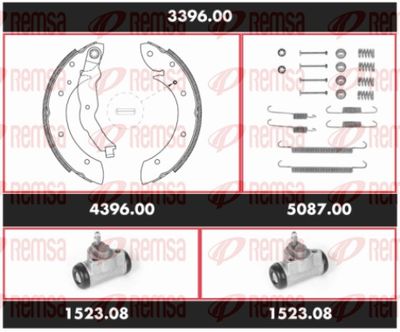 Brake Kit, drum brake REMSA 3396.00