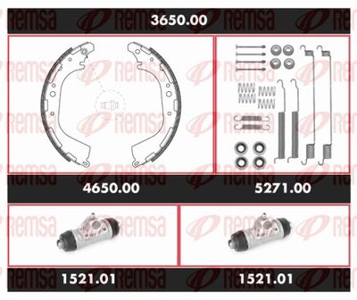 Brake Kit, drum brake REMSA 3650.00