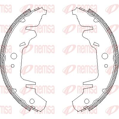 Brake Shoe REMSA 4020.00