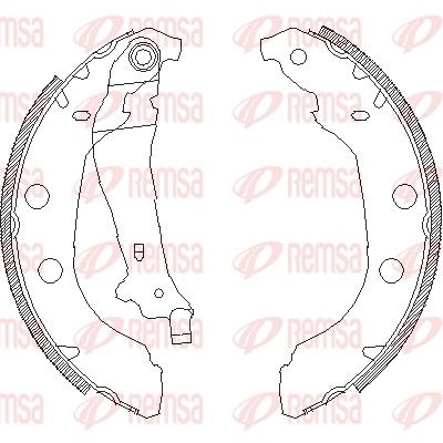 Brake Shoe REMSA 4092.00
