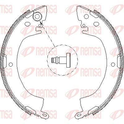Brake Shoe REMSA 4122.00