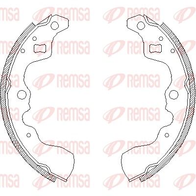 Brake Shoe REMSA 4132.00