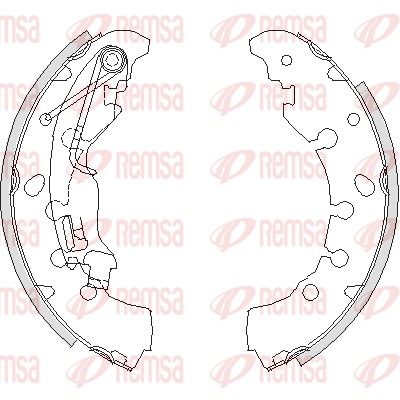 Brake Shoe REMSA 4161.00