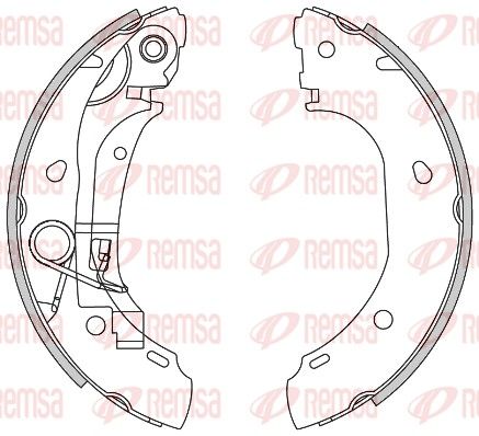 REMSA 4163.00 Brake Shoe