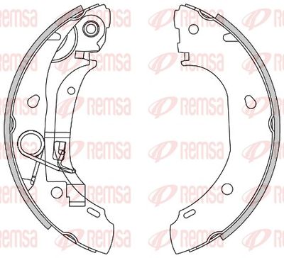 Brake Shoe REMSA 4163.00