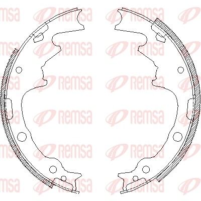 Brake Shoe REMSA 4188.00