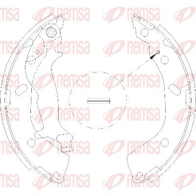 Brake Shoe REMSA 4193.00