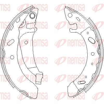 Brake Shoe REMSA 4194.01