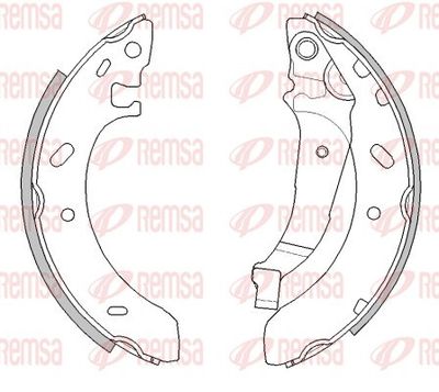 Brake Shoe REMSA 4194.02
