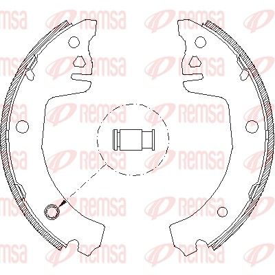 Brake Shoe REMSA 4198.00